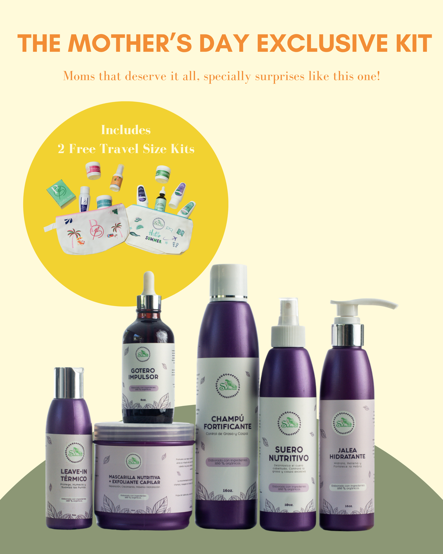 THE MOTHER’S DAY EXCLUSIVE SET - Free Travel Sized Kits